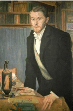Karl Ernst Osthaus, Gemälde von Ida Gerhardi (1903)Quelle: Wikipedia / Osthausmuseum